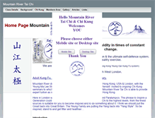 Tablet Screenshot of mountainriver.co.uk